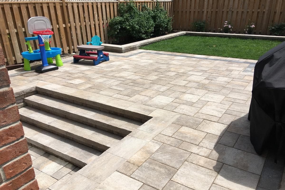 Beautiful outdoor living space patio