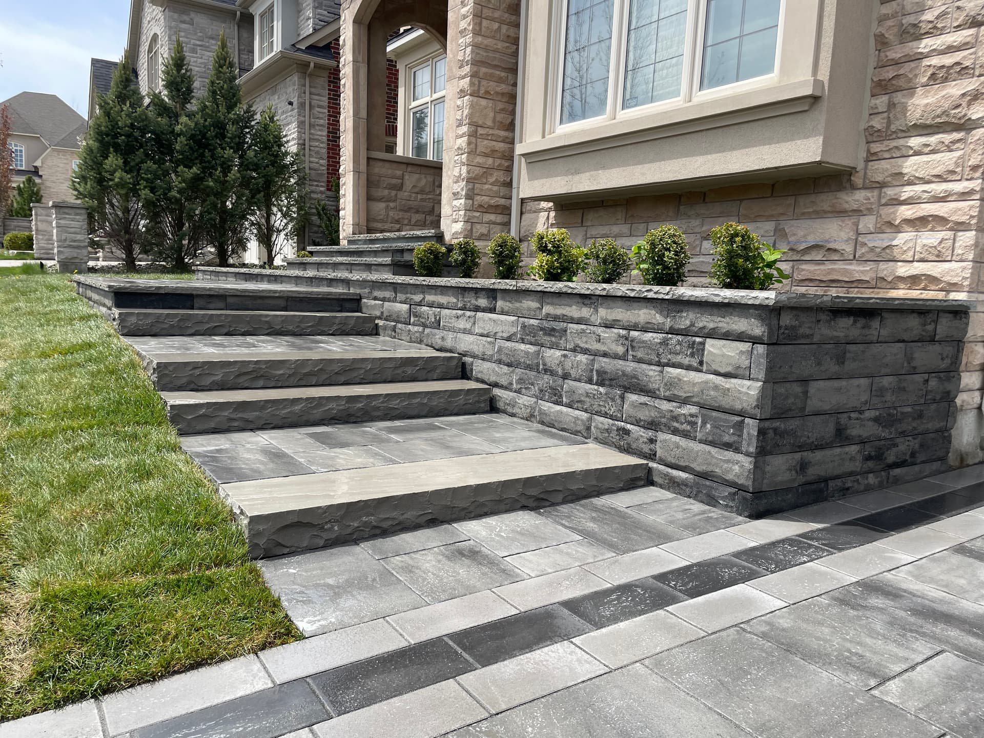 Backyard patio and outdoor living space